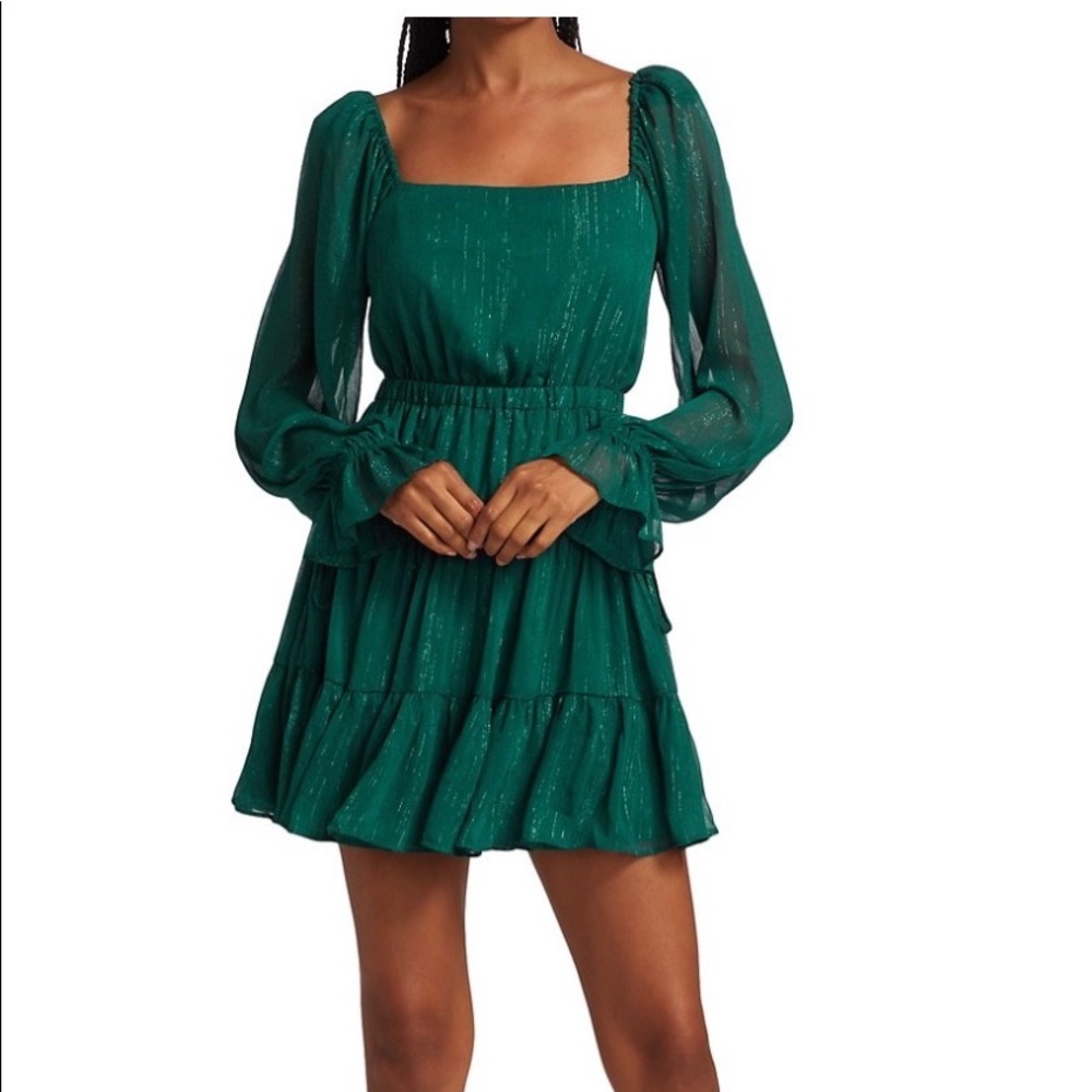 NWT Wayf Dakota Tiered Mini Dress